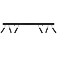 Sollux Lighting Eyetech lampa podsufitowa 6x40 W czarna SL.0901