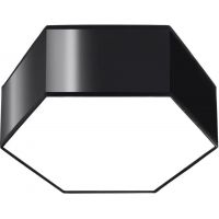 Sollux Lighting Sunde plafon 2x60W czarny/biały SL.1059