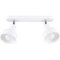Sollux Lighting Elba lampa podsufitowa 2x15 W biała SL.1314