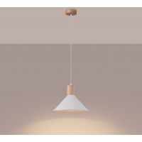 Sollux Lighting Jaga lampa wisząca 1x15 W biała SL.1319