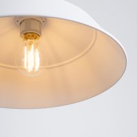 Sollux Lighting Fano lampa wisząca 1x15 W biała-drewno SL.1321