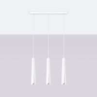 Sollux Lighting Prysm lampa wisząca 3x8 W biała SL.1399