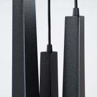 Sollux Lighting Prysm lampa wisząca 3x8 W czarna SL.1401