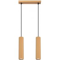 Sollux Lighting Karbon lampa wisząca 2x10 W złota SL.1555