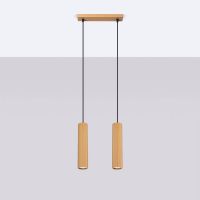 Sollux Lighting Karbon lampa wisząca 2x10 W złota SL.1555