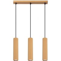 Sollux Lighting Karbon lampa wisząca 3x10 W złota SL.1556