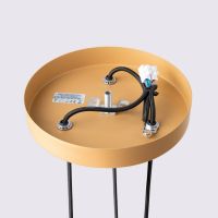 Sollux Lighting Karbon lampa wisząca 3x10 W złota SL.1557