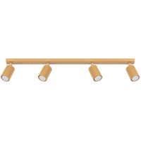 Sollux Lighting Karbon lampa podsufitowa 4x10 W złota SL.1565