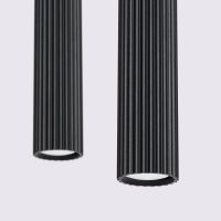 Sollux Lighting Karbon lampa wisząca 2x10 W czarna SL.1574