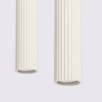 Sollux Lighting Karbon lampa wisząca 2x10 W beżowa SL.1593