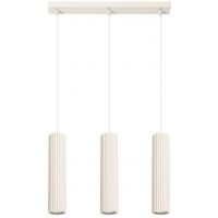 Sollux Lighting Karbon lampa wisząca 3x10 W beżowa SL.1594
