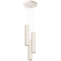 Sollux Lighting Karbon lampa wisząca 3x10 W beżowa SL.1595
