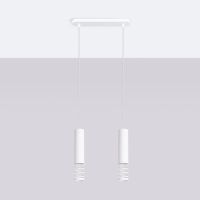 Sollux Lighting Lami lampa wisząca 2x10 W biała SL.1687
