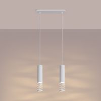Sollux Lighting Lami lampa wisząca 2x10 W biała SL.1687