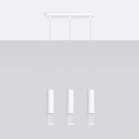Sollux Lighting Lami lampa wisząca 3x10 W biała SL.1688