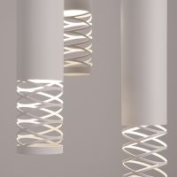 Sollux Lighting Lami lampa wisząca 3x10 W biała SL.1689