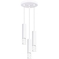 Sollux Lighting Liro lampa wisząca 3x10 W biała SL.1694