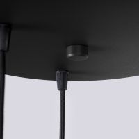 Sollux Lighting Halo lampa wisząca 3x8 W biała-czarna SL.1715