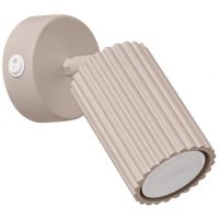 Sollux Lighting Karbon kinkiet z włącznikiem 1x10 W kaszmir SL.1762