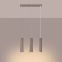 Sollux Lighting Karbon lampa wisząca 3x10 W kaszmir SL.1774