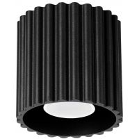 Sollux Lighting Aura lampa podsufitowa 1x10 W czarna SL.1784