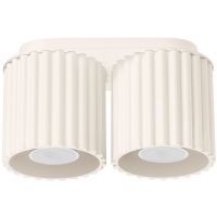 Sollux Lighting Aura lampa podsufitowa 2x10 W beżowa SL.1790