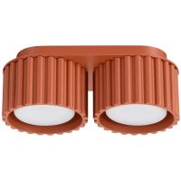 Sollux Lighting Aura lampa podsufitowa 2x10 W ochra czerwona SL.1803