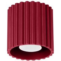 Sollux Lighting Aura lampa podsufitowa 1x10 W burgund SL.1819