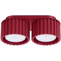 Sollux Lighting Aura lampa podsufitowa 2x10 W burgund SL.1823