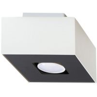 Sollux Lighting Mono lampa podsufitowa 1x40W biała/czarna SL.0066