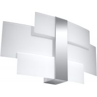 Outlet - Sollux Lighting Celia kinkiet 2x60W chrom/ biały SL.0350