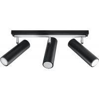 Sollux Lighting Direzione lampa podsufitowa 3x6W czarna SL.0501