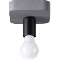 Sollux Lighting Tavo lampa podsufitowa 1x15W szary/czarny SL.1156