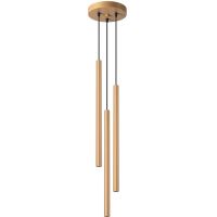 Sollux Lighting Pastelo lampa wisząca 3x8W złoty SL.1172