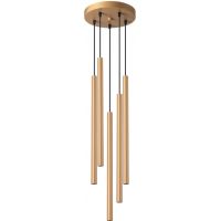 Sollux Lighting Pastelo lampa wisząca 5x8W złoty SL.1174