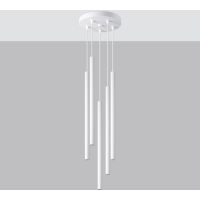 Sollux Lighting Pastelo lampa wisząca 5x8W biały SL.1175