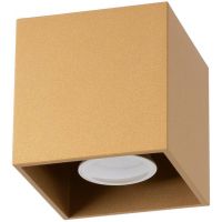 Sollux Lighting Quad lampa podsufitowa 1x10 W złota SL.1182