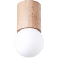 Sollux Lighting Boomo lampa podsufitowa 1x8W naturalne drewno SL.1191