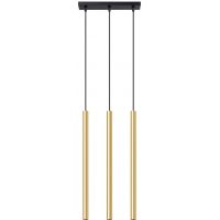 Sollux Lighting Pastelo lampa wisząca 3x8W złoty połysk SL.1196