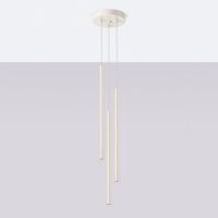 Sollux Lighting Pastelo lampa wisząca 3x8 W beżowa SL.1515