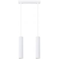 Sollux Lighting Karbon lampa wisząca 2x10 W biała SL.1536