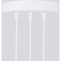 Sollux Lighting Karbon lampa wisząca 3x10 W biała SL.1538