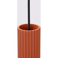 Sollux Lighting Karbon lampa wisząca 3x10 W czerwona SL.1633