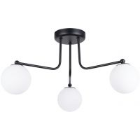 Sollux Lighting Astral lampa podsufitowa 3x8 W biała-czarna SL.1662