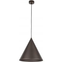 TK Lighting Cono lampa wisząca 1x15 W brązowa 10037
