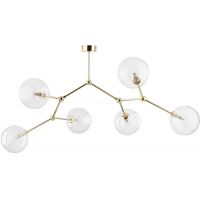 TK Lighting Fairy lampa podsufitowa 6x6 W złota 10071