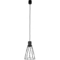 TK Lighting Modesto lampa wisząca 1x10 W czarna 10159