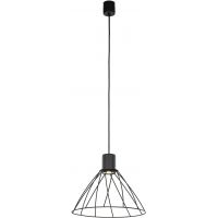 TK Lighting Modesto lampa wisząca 1x10 W czarna 10160