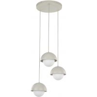 TK Lighting Bono lampa wisząca 3x8 W beżowa 10206