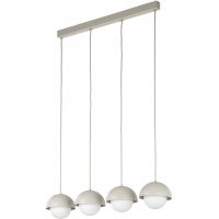 TK Lighting Bono lampa wisząca 4x8 W beżowa 10213
